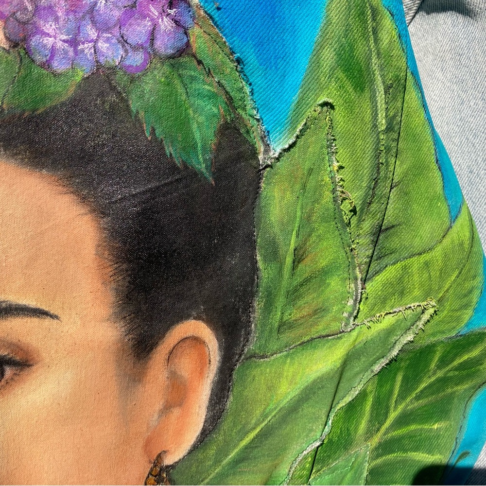 Hand Painted Frida Kahlo Jacket - Picture 5 of 16